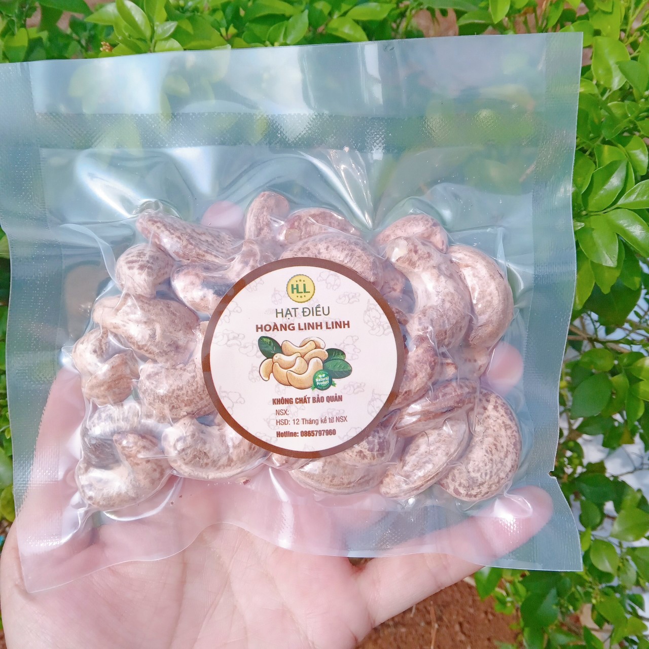  Mẫu dùng thử - Hạt điều Hoàng Linh Linh nhiều size thơm ngon giòn béo rang mới hàng ngày 