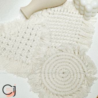 Thảm đan chụp ảnh