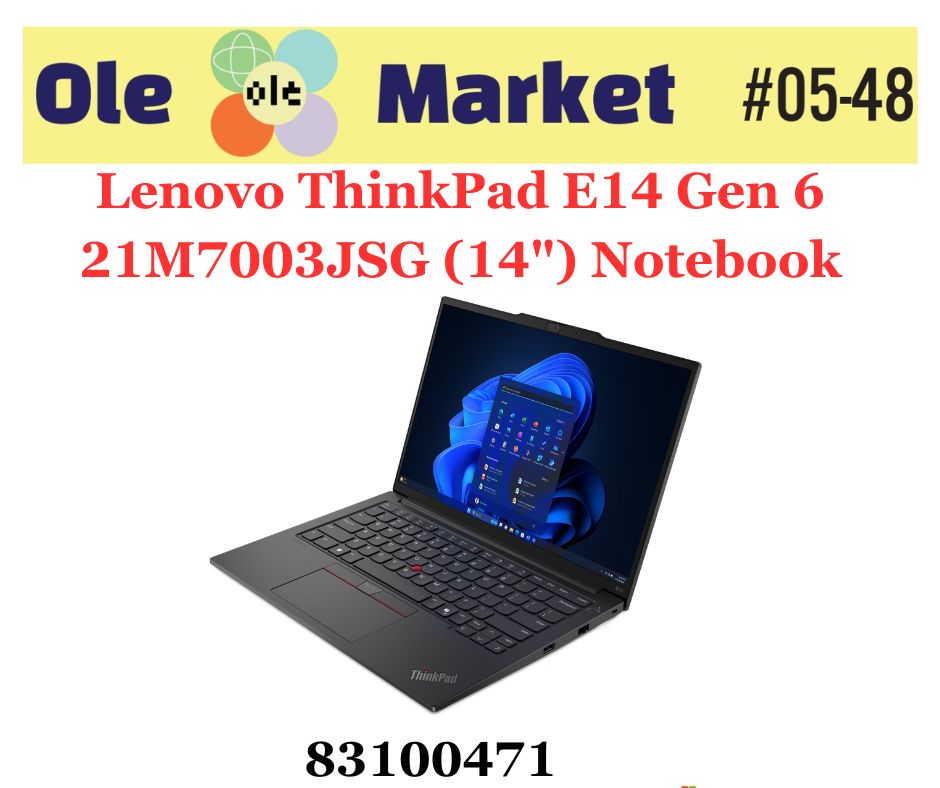 Lenovo ThinkPad E14 Gen 6 16GB RAM 512GB SSD Black
