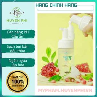 Toner Bọt 7F Huyền Phi Ngăn Ngừa Lão Hóa Sạch Bụi Bẩn Dầu Thừa Cấp Ẩm Cân Bằng Độ PH Cho Da