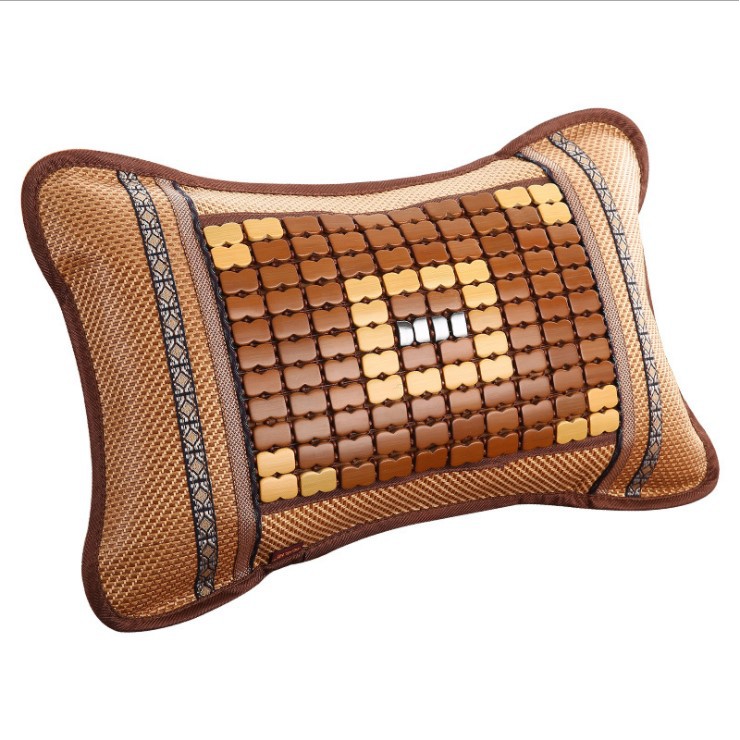 COMBO 2 Gối Trúc Mây Thoáng Khí Hạt Điều Hòa Cao Cấp Mát Lạnh Cho Mùa Hè, Gối Điều Hòa Cao Cấp, Gối trúc điều hòa, gối chúc