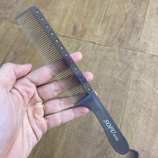 Bộ Lược cắt tóc nam SOFU mỏng dẻo bám tóc tốt