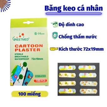 Băng keo cá nhân hình dễ thương Greetmed- Red Ant Kids