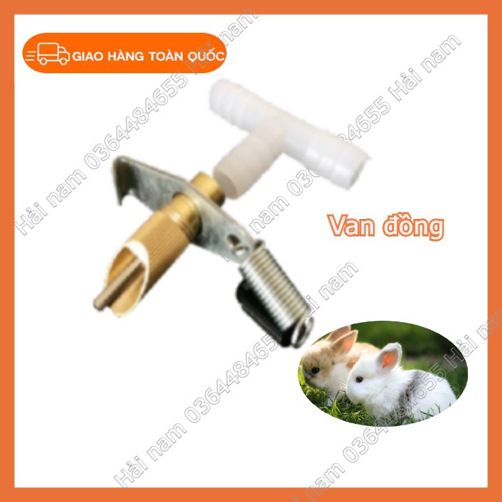 COMBO 10 VAN UỐNG NƯỚC TỰ ĐỘNG CHO THỎ -VAN UỐNG TỰ ĐỘNG-PHỤ KIỆN NUÔI THỎ GIÁ RẺ