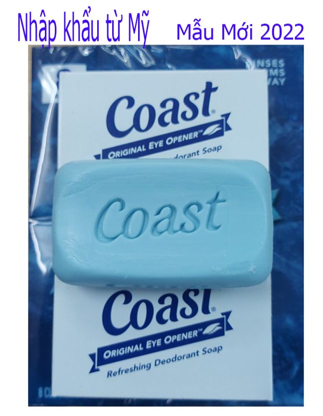 Combo 3 xà bông cục coast classic scent trắng 113g x 8 cục - mỹ