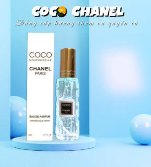 Nước hoa nữ Coco Chanel Trắng 20ml lưu hương 6 - 8 tiếng, nhỏ gọn và tiện lợi