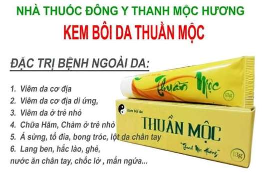 Kem bôi da Thuần Mộc Thanh Mộc Hương