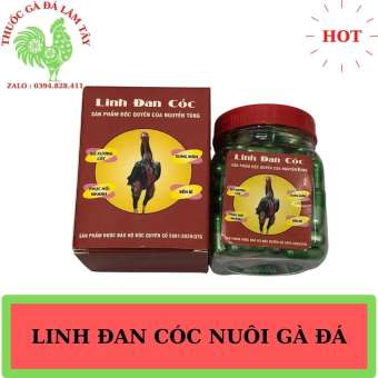 LINH ĐAN CÓC chắc khỏe gân cốt, gân gối dẻo dai cho gà đá, gà đòn, gà tre 1 HỘP 120 VIÊN