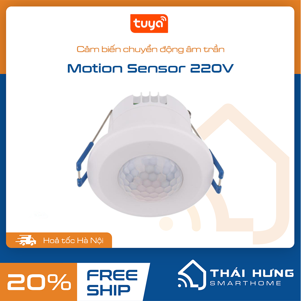Cảm biến chuyển động Zigbee hệ Tuya/SmartLife