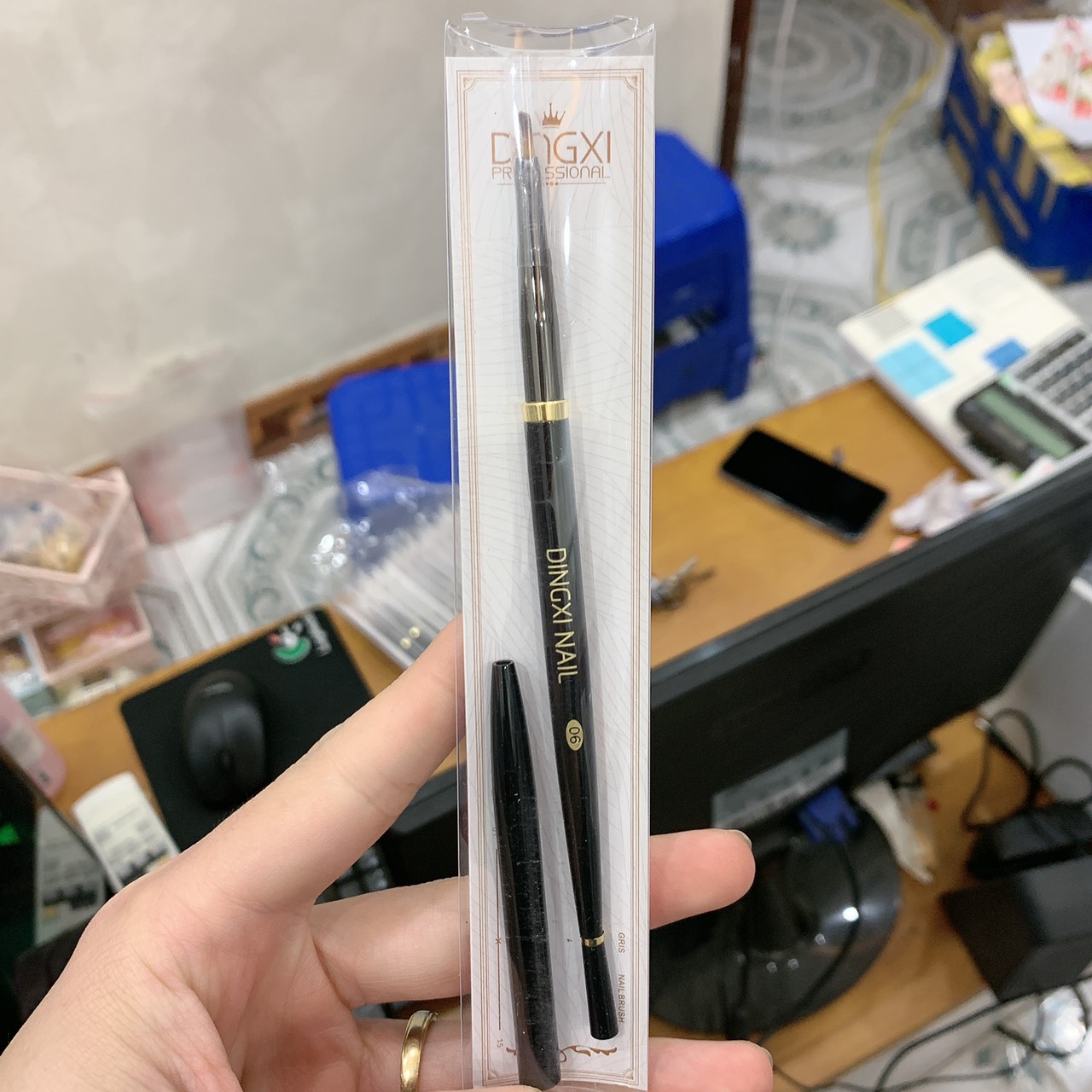 Cọ hoa cúc dingxi, bút vẽ móng hoa cúc dingxi hàng chính hãng - trùm nail mi