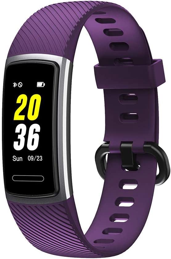 Purple fitness online watch