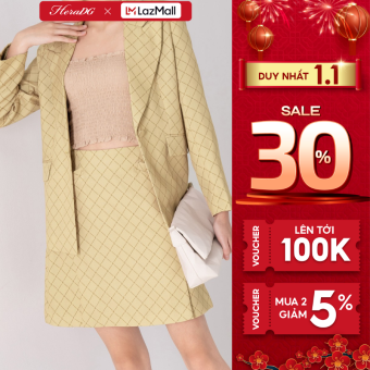 Chân váy nữ chữ A HeraDG thiết kế xẻ đùi, túi chéo hông trẻ trung, năng động WTBB3016J