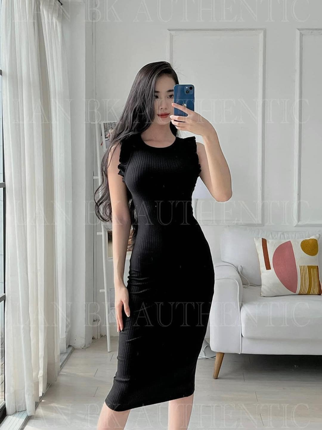 Váy za ra body phối bèo
