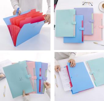 Túi đựng giấy A4 hình mặt cười 32.5x14cm được làm từ chất liệu nhựa PP bền đẹp