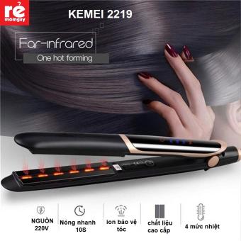 Máy duỗi tóc,máy là, ép, làm tóc. Kemei KM-2219 cao cấp, máy ép tóc, kẹp duỗi cầm tay, Máy Uốn Duỗi Tóc Kemei Km 2219, Máy Làm Xoăn Tóc Máy Uốn Duỗi, Làm Xoăn Kemei Km2219 Cao Cấp 2 in 1 Máy duỗi tóc,máy là, ép, làm tóc
