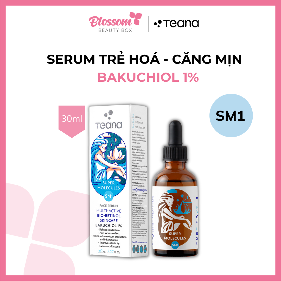 Serum chống lão hoá teana bakuchiol 1% bio-retinol chống lão hoá