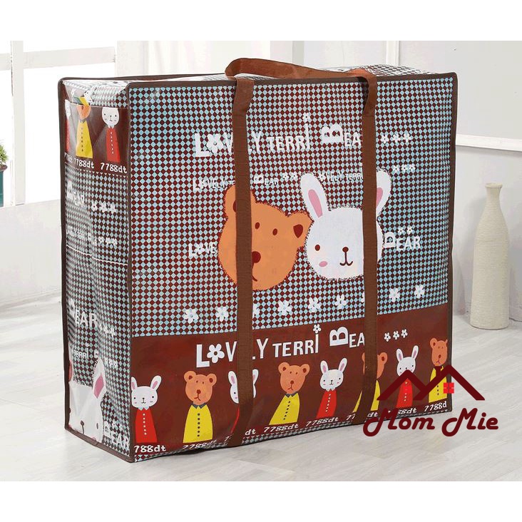 BÁN VÌ ĐAM MÊ--Túi Bạt Đựng Đồ Siêu to 90 phân Đựng Quần Áo Có 2 Dây Kéo giá rẻ nhiều màu siêu đẹp