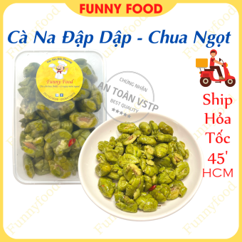 Cà Na Đập Dập Handmade– Cà Na Ngâm Chua Ngọt – Đặc Sản Châu Đốc – [Ship Hỏa Tốc HCM] – Funnyfood