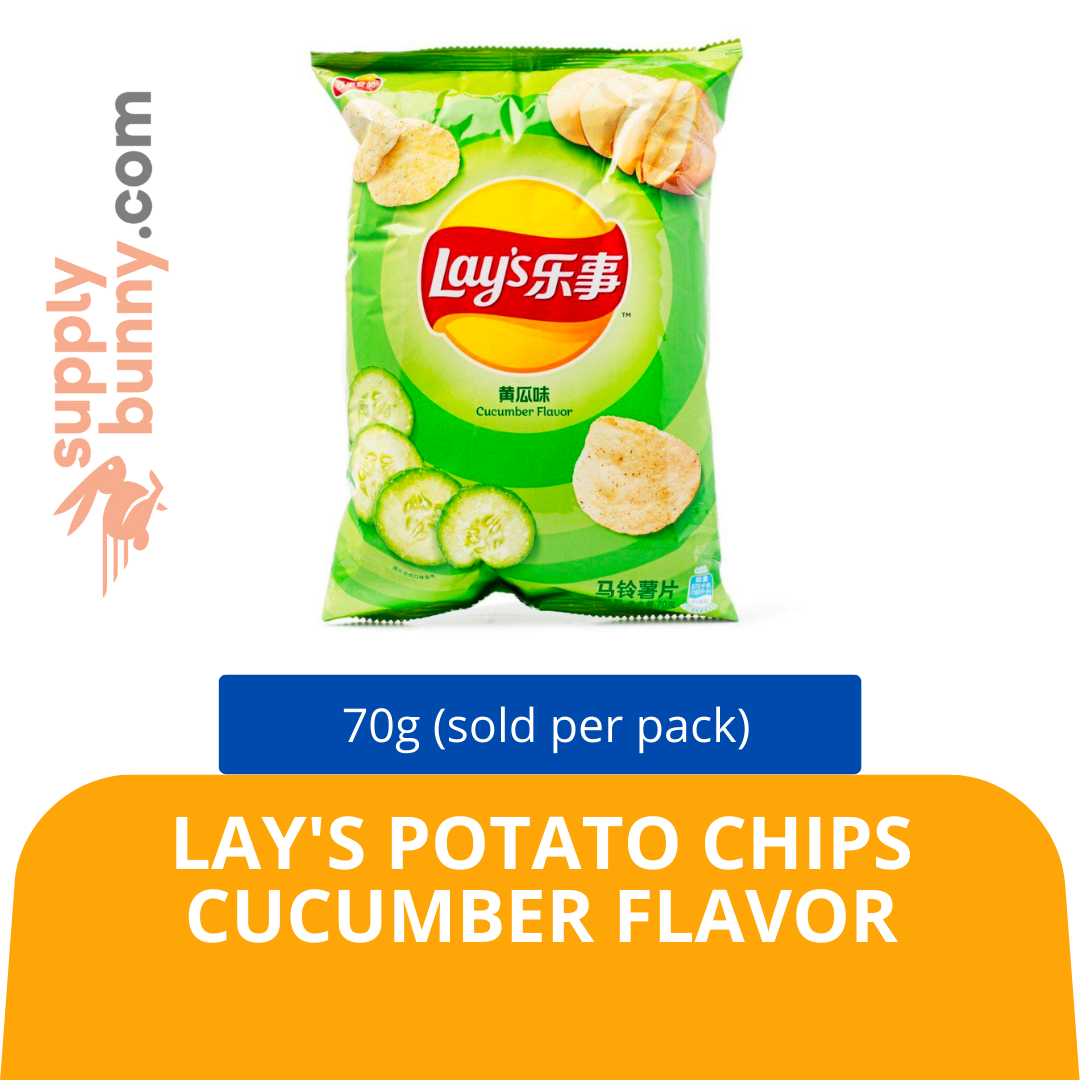 Lay's Potato Chips Cucumber Flavor 70g(sold per pack) Mix SKU: 6924743919259