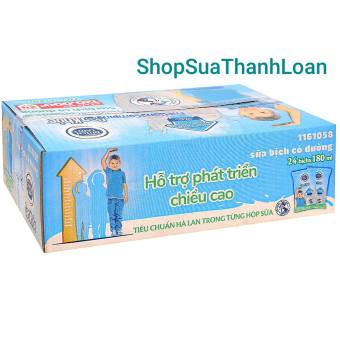 HSD T3-2022] Thùng 24 bịch Sữa tiệt trùng Dutch Lady Cao khoẻ (180ml