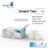 First Aid Surgical Tape 1inch (12 rolls)