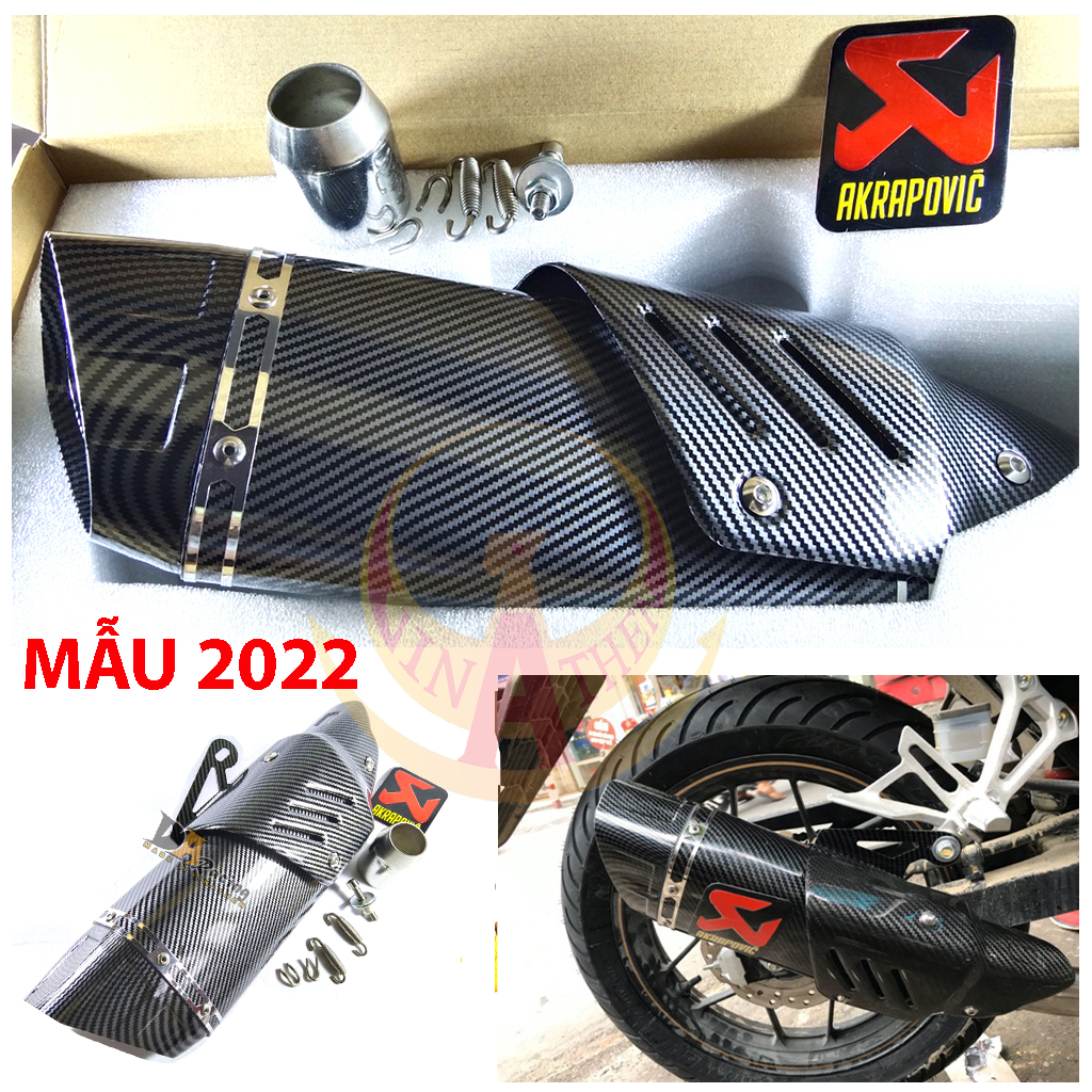 Pô akrapovic r1, pô ak r1 hàng nhập khẩu tem khắc xịn