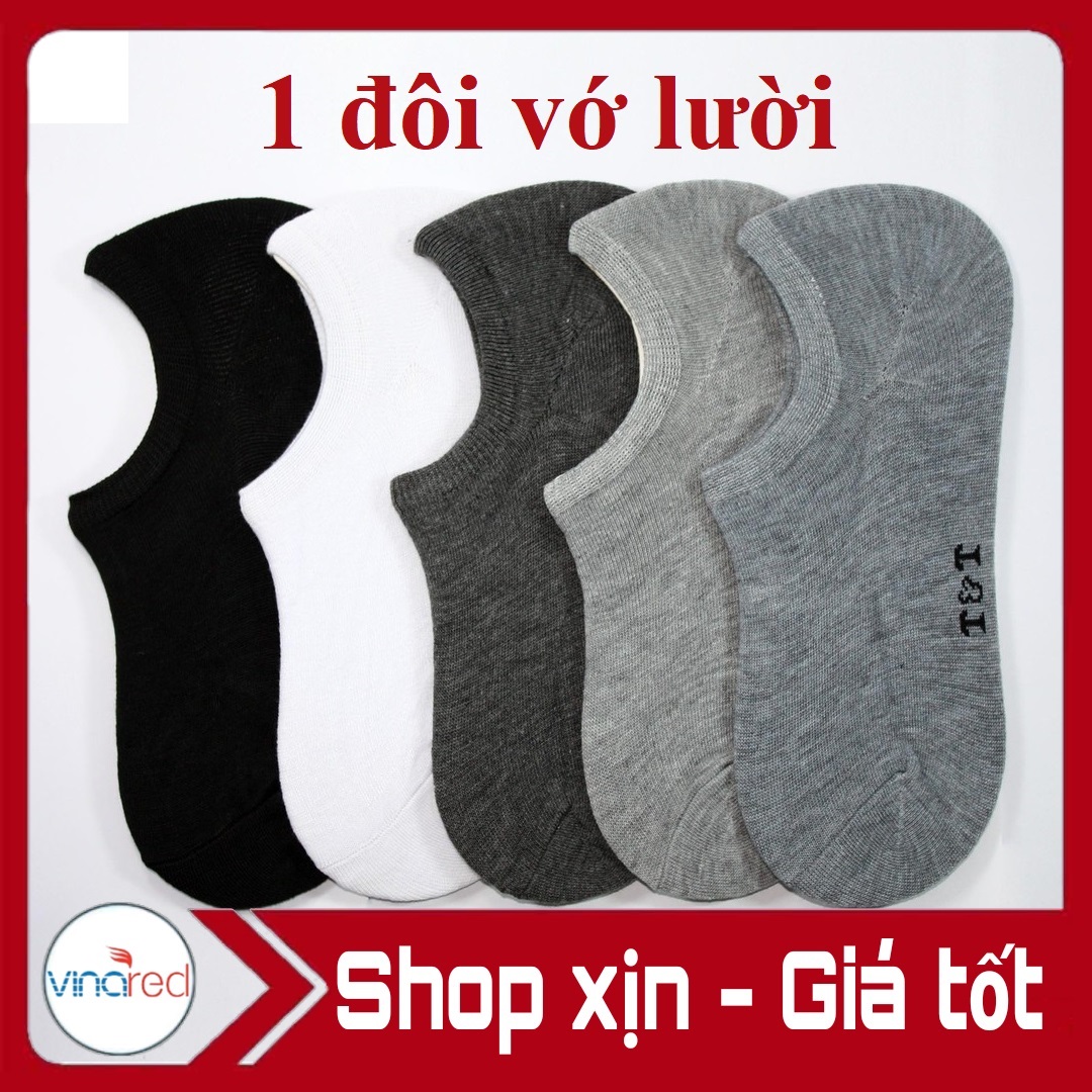 [HCM]Tất Vớ Lười Nửa Bàn Chân Mang Giày Lười Giày Bệt - Vớ Lười Nam Cổ Ngắn Thấm Hút Mồ Hôi
