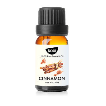 Tinh dầu Quế Kobi Cinnamon essential oil giúp khử mùi, đuổi muỗi, giảm mỡ bụng hiệu quả - 10ml