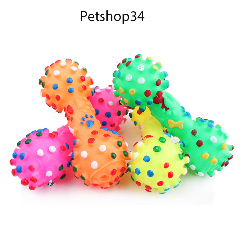 Đồ chơi tạ cao su cho chó mèo-petshop34