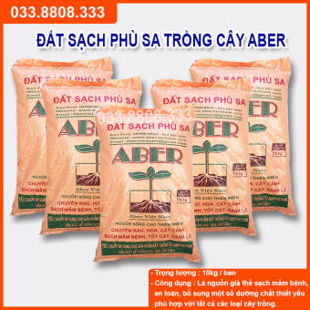 Đất phù sa dinh dưỡng ABER (2kg) - Trồng rau, hoa, cây cảnh