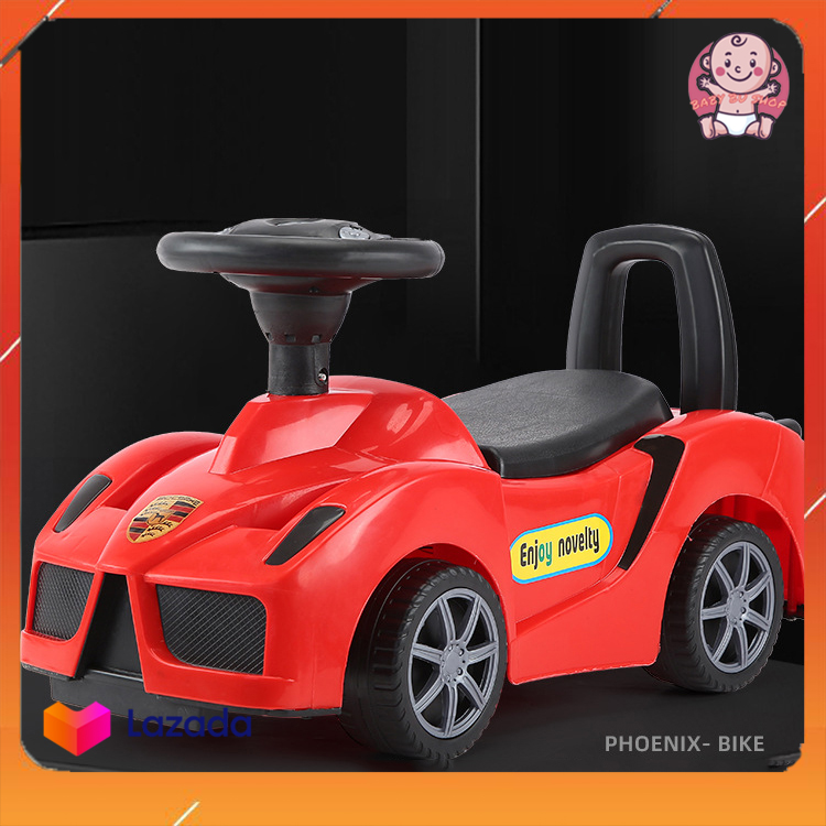 Xe chòi chân ô tô có nhạc cho bé, xe tập đi, xe thăng bằng, xe đẩy Đồ chơi vận động tăng cường thể chất cho bé