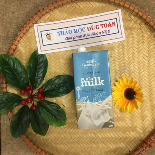 Sỉ Sữa tươi Úc - Sữa tươi nguyên kem Greendale Pure - Không đường - Thùng 12 hộp 1L