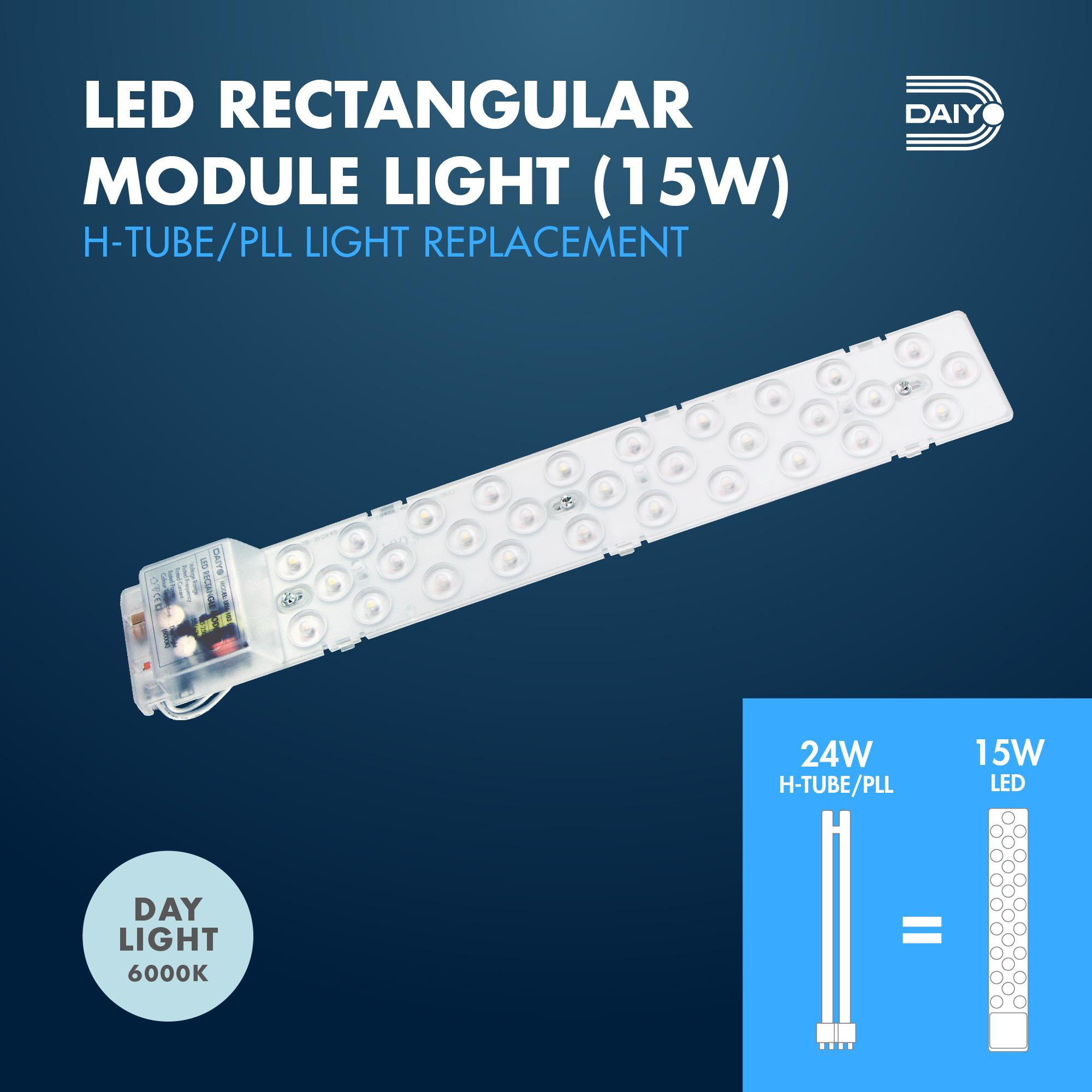 Daiyo Lrm 109 Dl 21w Led Rectangle Module Light Day Light Lazada Singapore