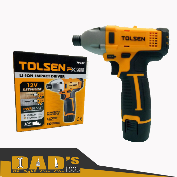 Máy bắn vít pin 12v - tolsen 79037
