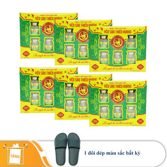 Yến Thiên Hoàng 15% Hương Lá Dứa ( 6 Lọ/ Hộp) + Tặng kèm 1 đôi dép