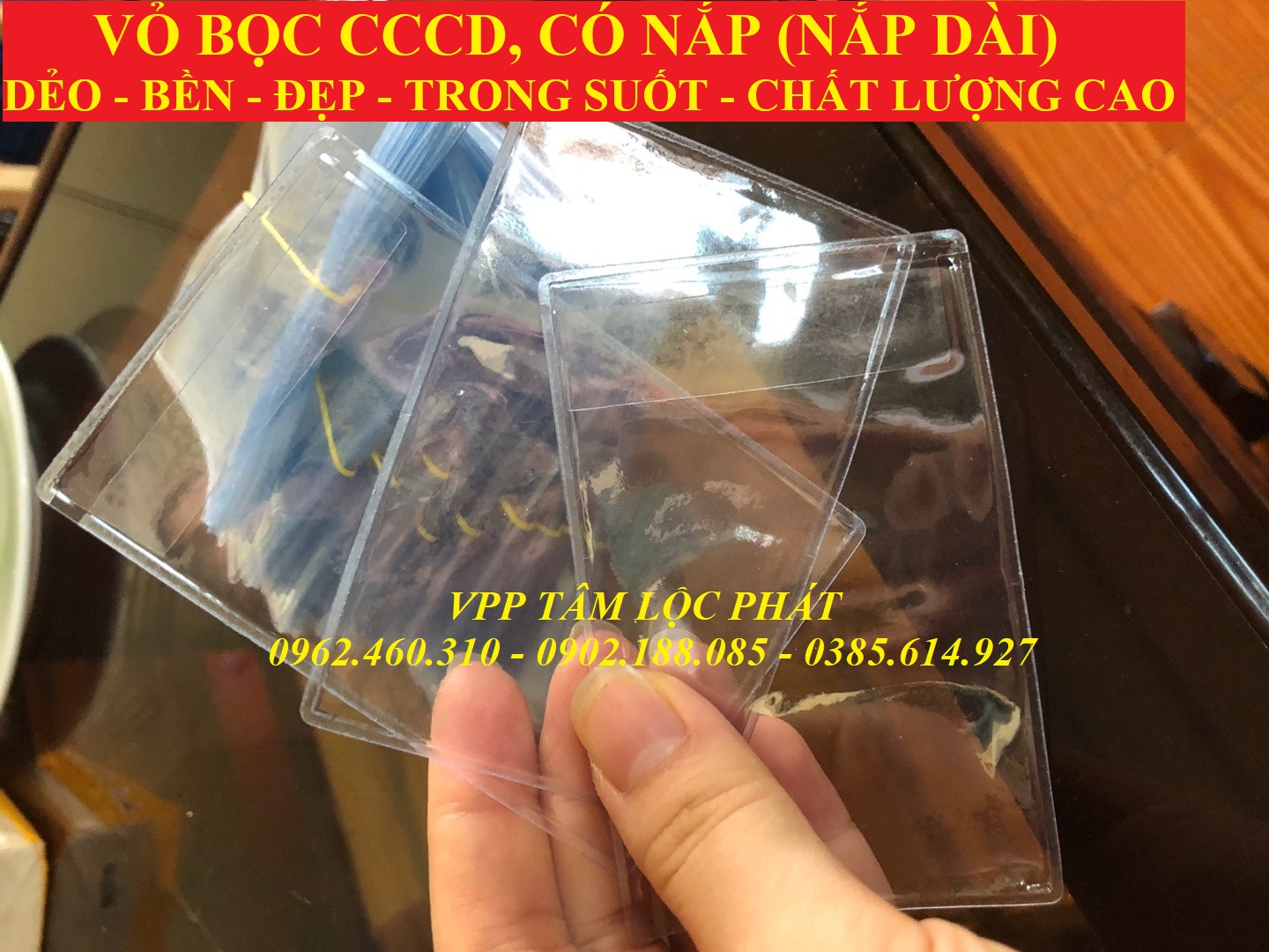 Sỉ 500 vỏ bọc thẻ cccd , thẻ atm, bằng lái xe, thẻ tín dụng, thẻ căn cước - xưởng sản xuất