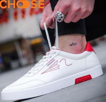 Giày Nam Giày Thể Thao Nam Bata Lười Sneaker Hoạ Tiết Máy Bay Phong Cách Hàn Quốc 0613
