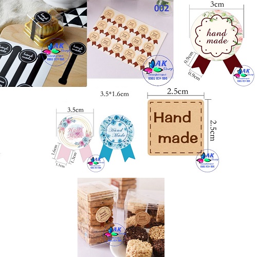 TEM NHÃN DÁN HANDMADE