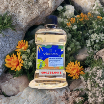 Dầu dừa súc miệng Vietcoco - Không cay miệng 225ml