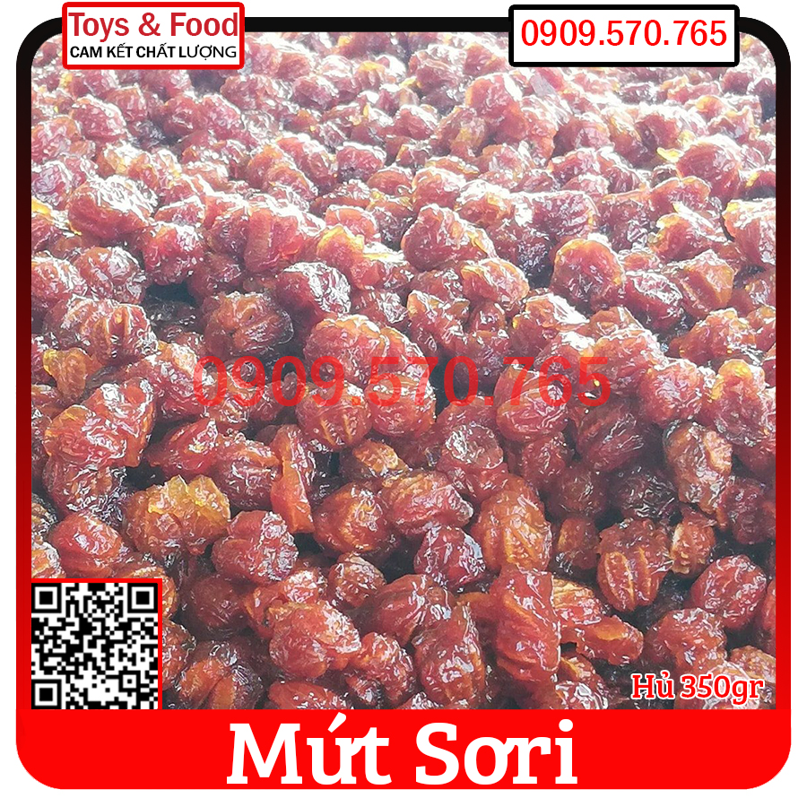 Mứt sơ ri gò công - tiền giang - hủ 350gr