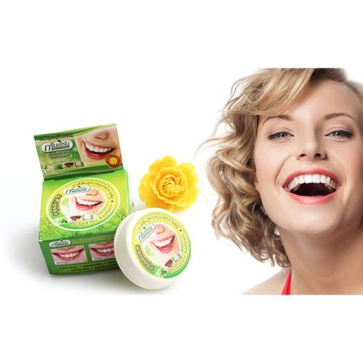 Bột trắng răng Green herb thái lan, chất lượng đảm bảo an toàn đến sức khỏe người sử dụng, cam kết hàng đúng mô tả