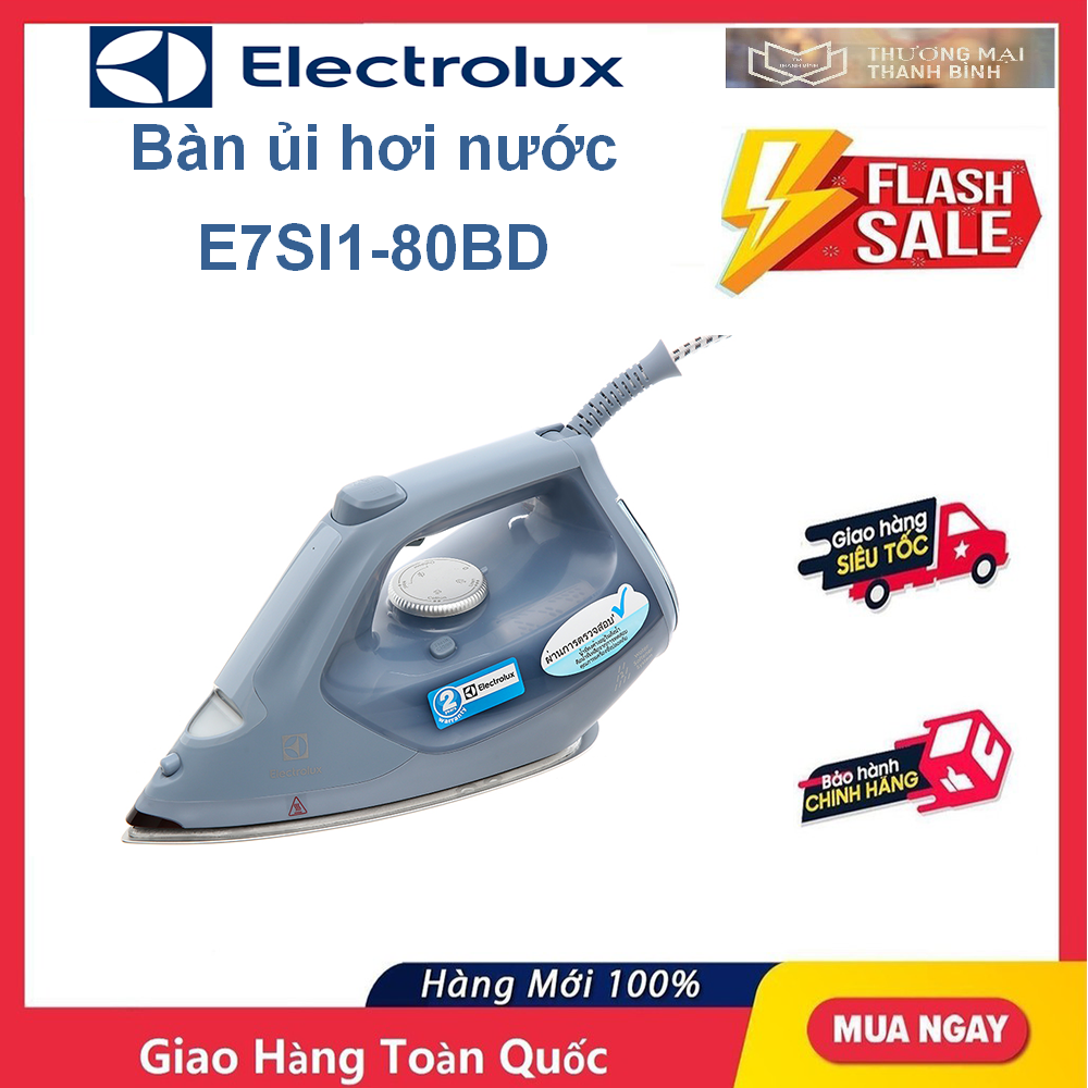 Bàn ủi hơi nước electrolux e7si1-80db - hàng chính hãng