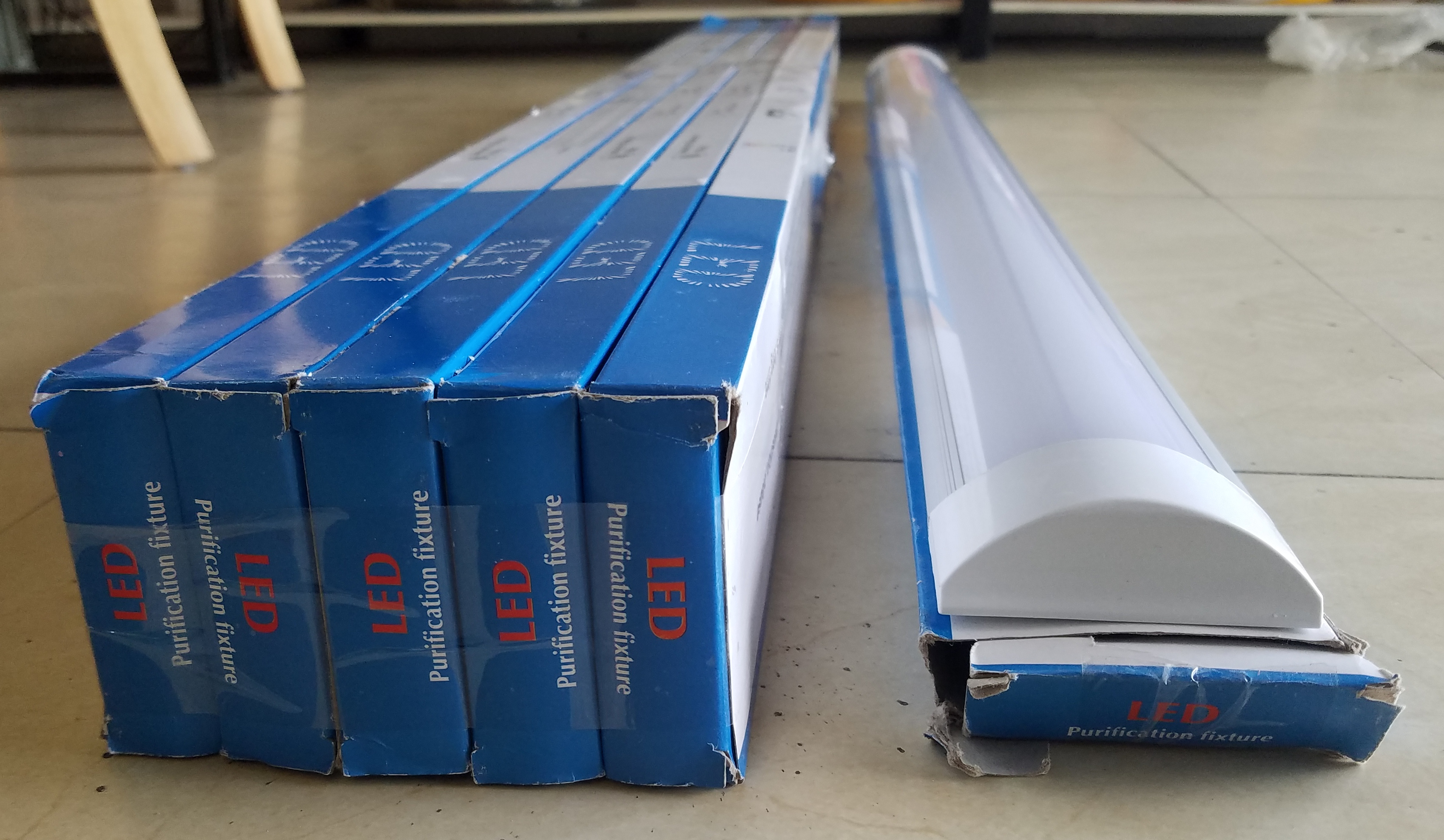 Đèn tuýp led bán nguyệt 1m2 cao cấp , công suất 40w , tiết kiệm điện
