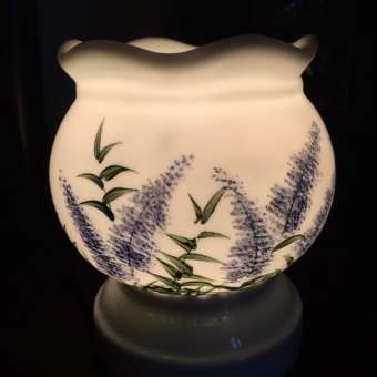 Đèn xông tinh dầu gốm sứ Bát Tràng cao cấp - Đèn dáng loe