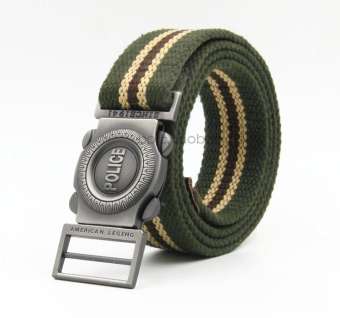 Dây Nịt Thắt Lưng Vải Dù Lính Mỹ Police