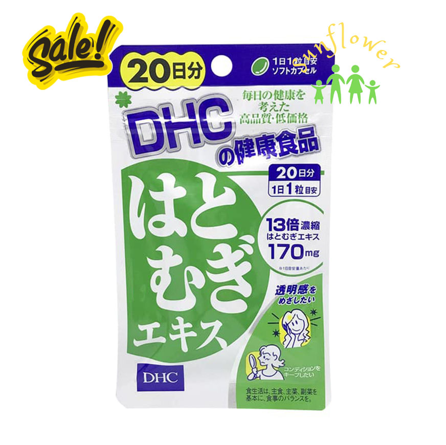 Hỗ trợ trắng da dhc coix extract của nhật bản 20 viên 20 ngày