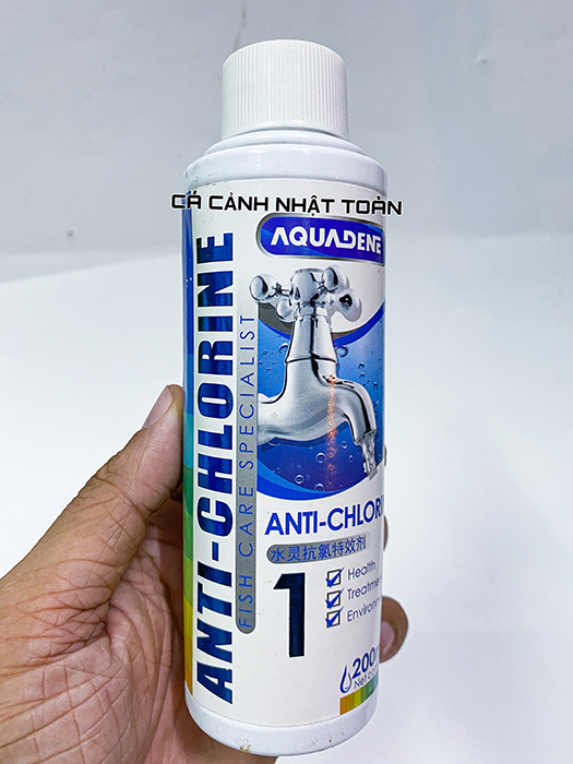 "Hoàn tiền đến 10%" KHỬ CLO KIM LOẠI ANTI CHLORINE 1 AQUADENE 200ML