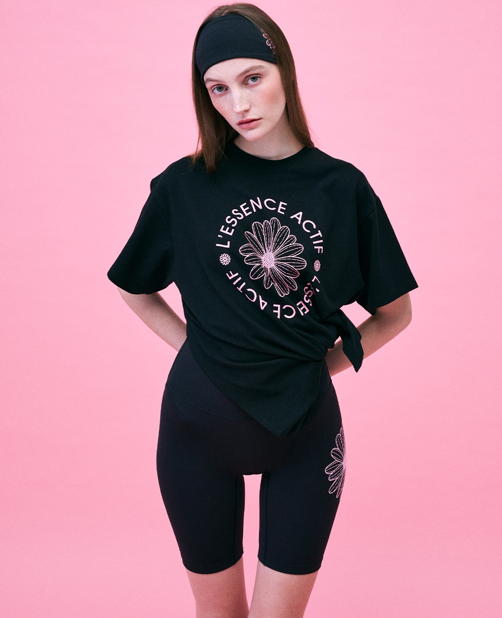 MARDI MERCREDI SIDE SLIT T-SHIRT ACTIF EMBLEM - 6 Colors (2024 NEW)