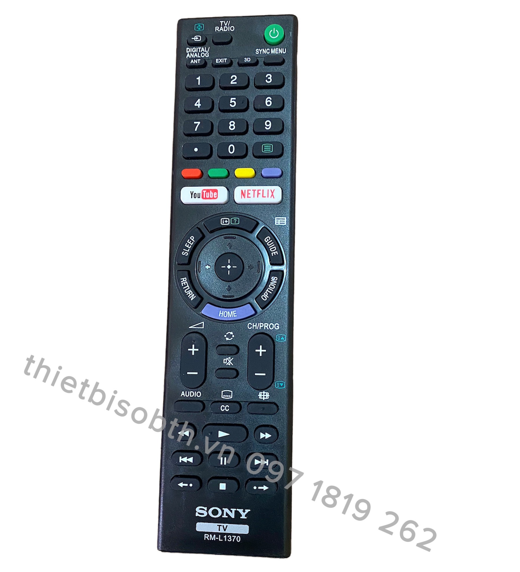 Điều khiển tivi sony l1370. remote khiển dùng cho smart, lcd tivi sony