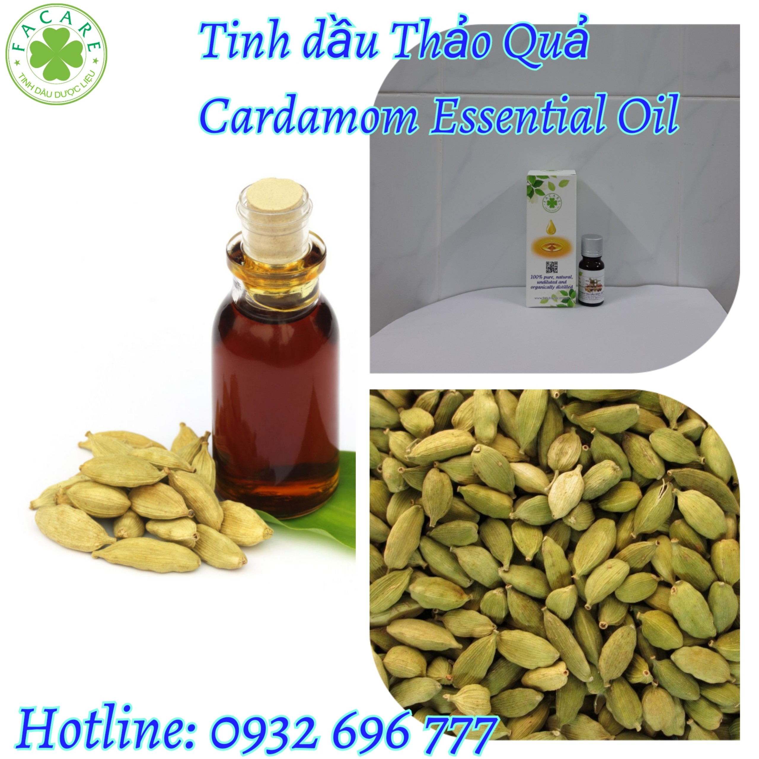 Tinh dầu Thảo Quả Cardamom essential oil - 10ml